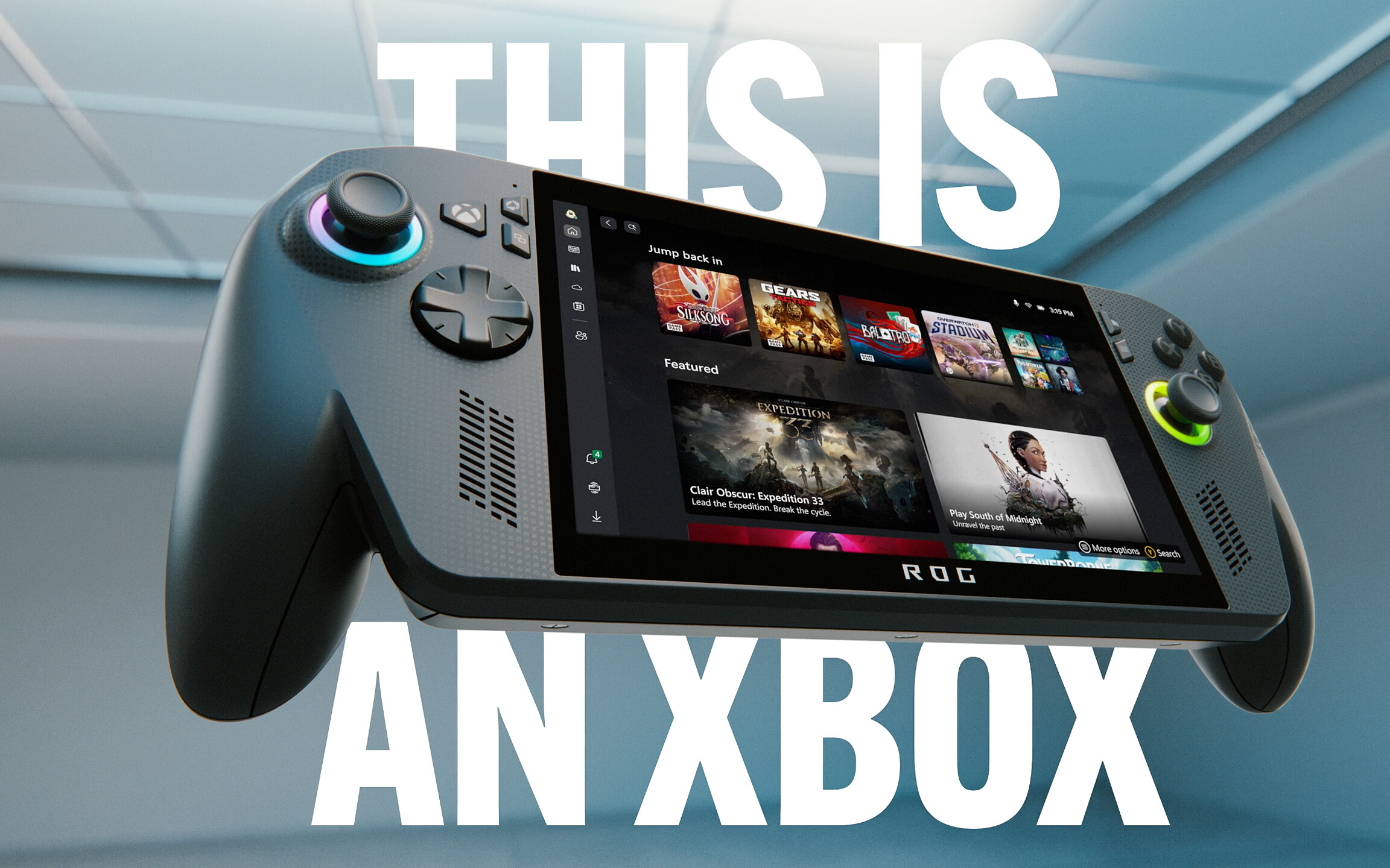 To jest Xbox - ROG Ally X