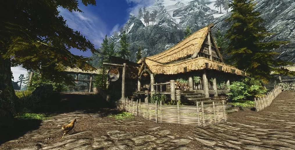 The Elder Scrolls V: Skyrim - Realistic Overhaul aktualizacja tekstur w 4K