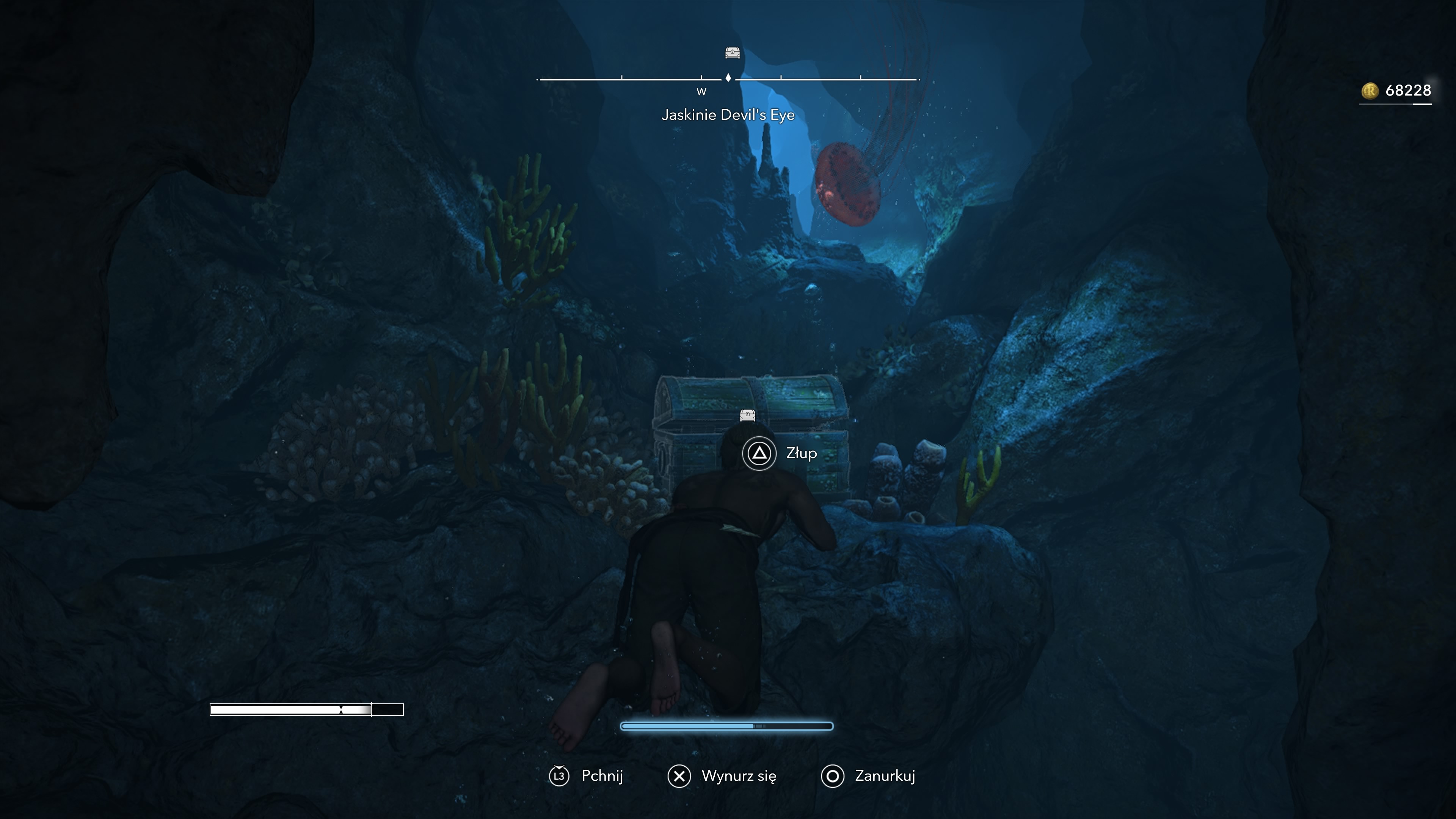 Assassin's Creed Black Flag Resynced - Jaskinia Devil's Eye: skrzynie i sekrety
