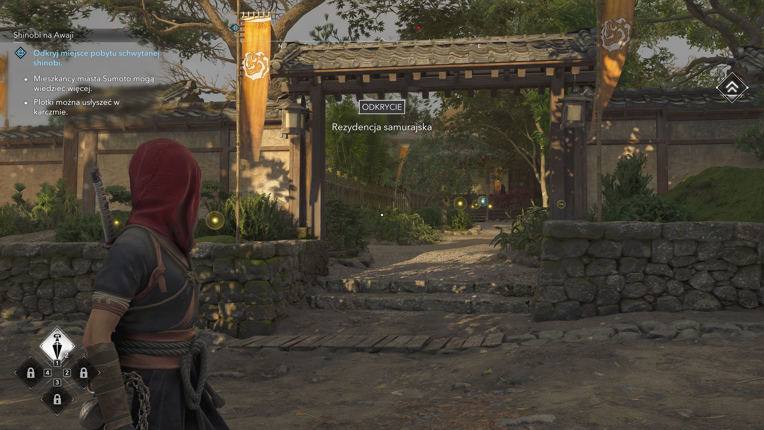 Assassin's Creed Shadows - Shinobi na Awaji: Sumoto, cieśla, rezydencja samurajska