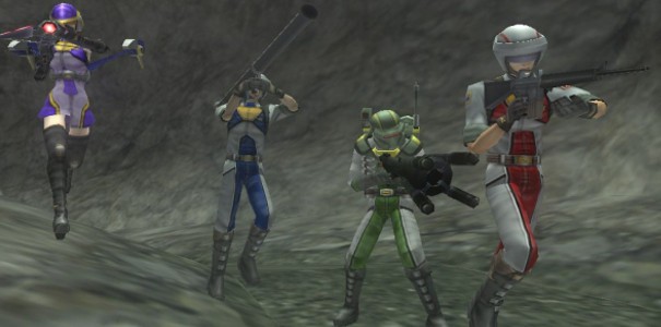 Earth Defense Force 2: Invaders From Planet Space przenośnym portem EDF 2