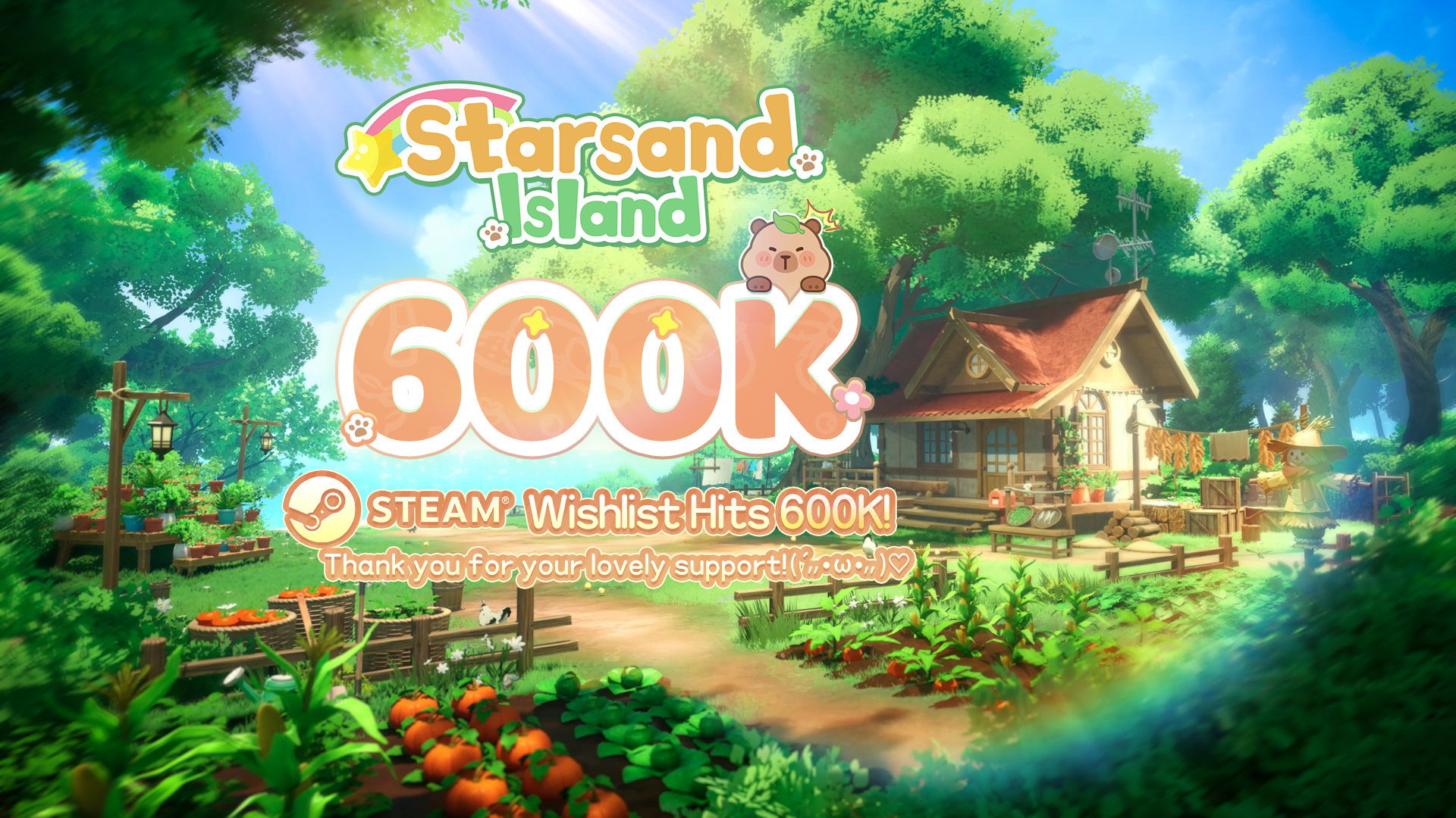 Starsand Island Steam 600 tysięcy graczy