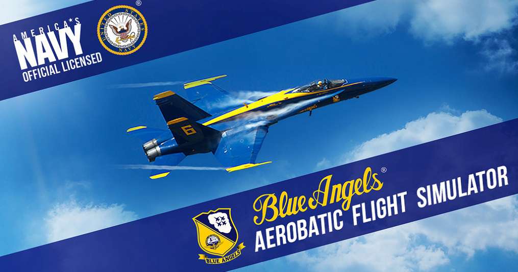 Blue Angels Aerobatic Flight Simulator wygląda jak gra na PS2
