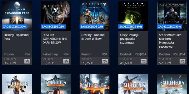 Szaleństwo wyprzedaży dodatków DLC w PS Store