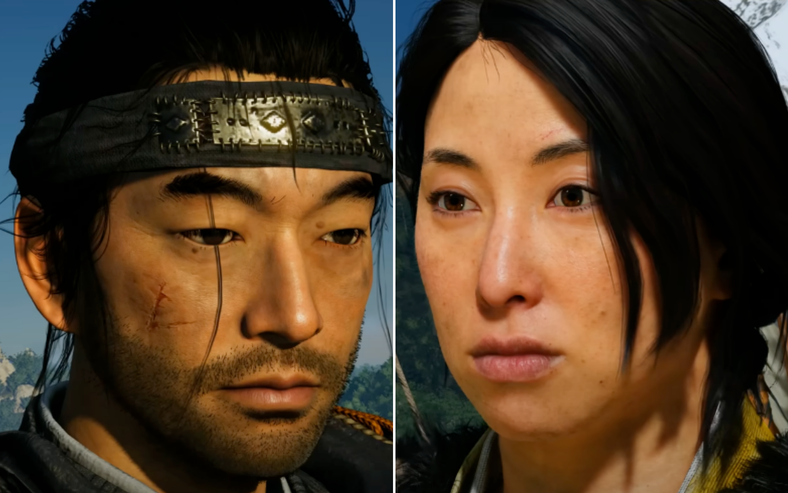 porównanie Ghost of Yotei z Ghost of Tsushima