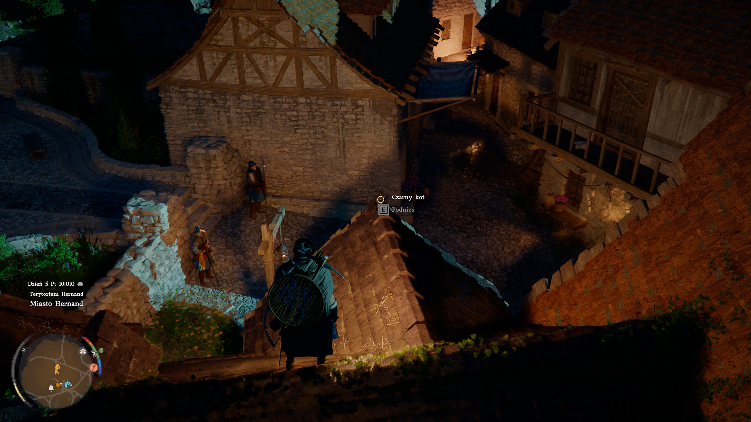 Crimson Desert - Serce bez granic: dziecko, kot, dachy