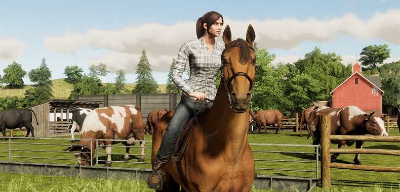Farming Simulator 19. Nowy zwiastun prezentuje hodowlę zwierząt i jazdę konną