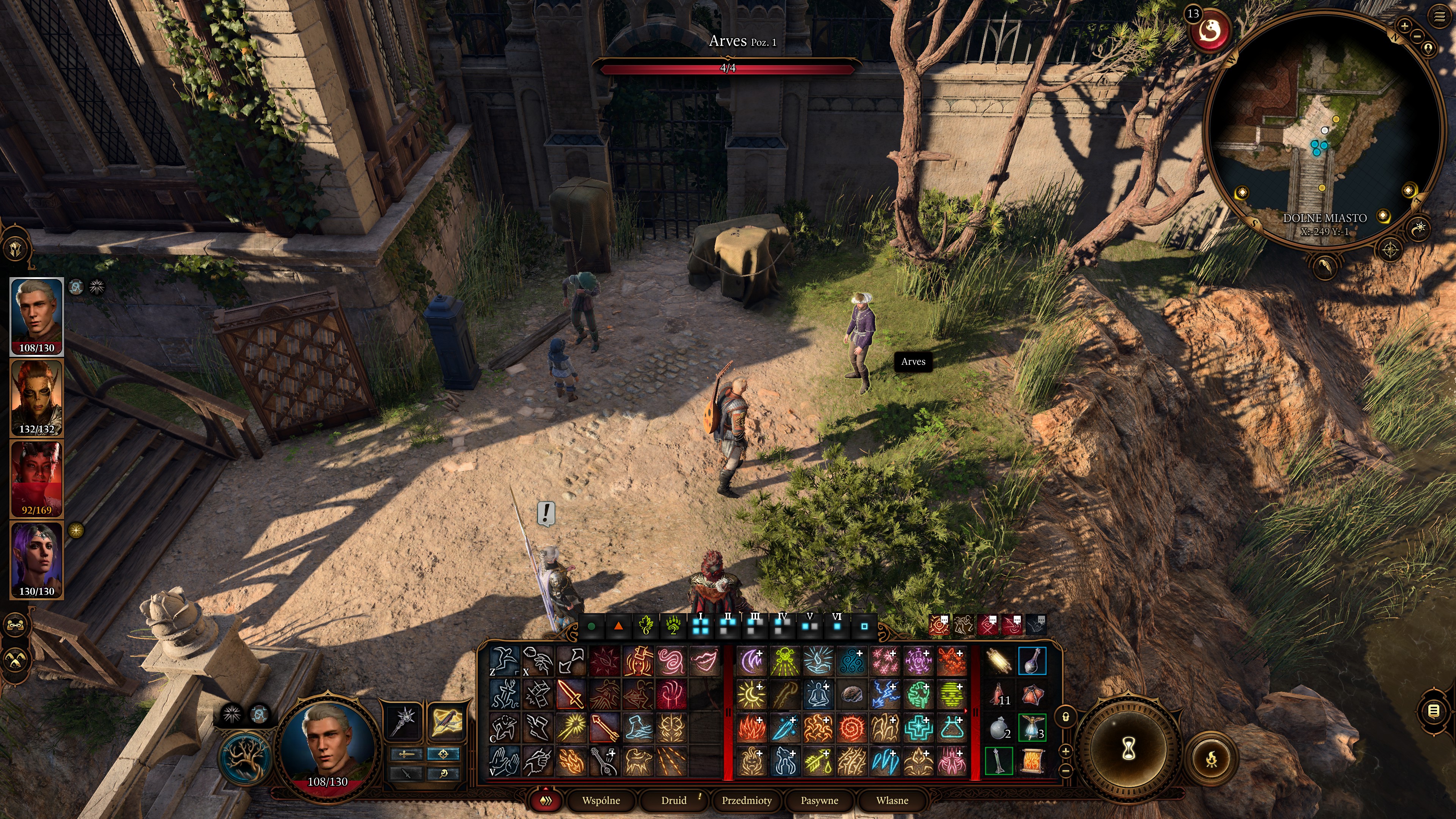 Baldurs Gate 3 - Zbadaj Dom Żalu: Arves,