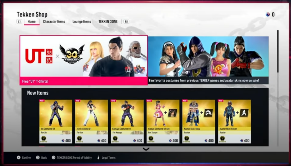 Tekken 8 Shop