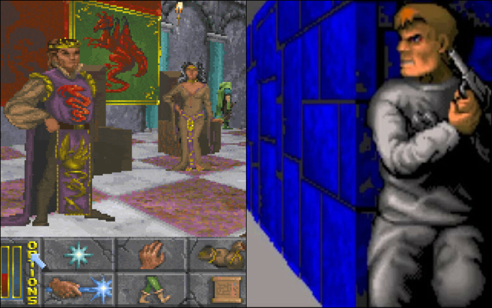 Wolfenstein 3D i The Elder Scrolls 2: Daggerfall