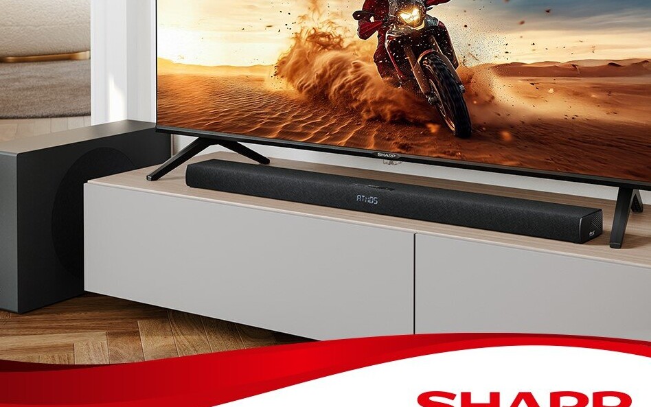 Soundbar Sharp HT-SBW320 z 2.1 360W, Dolby Atmos, Slim Design od 652 zł zamiast 999 zł