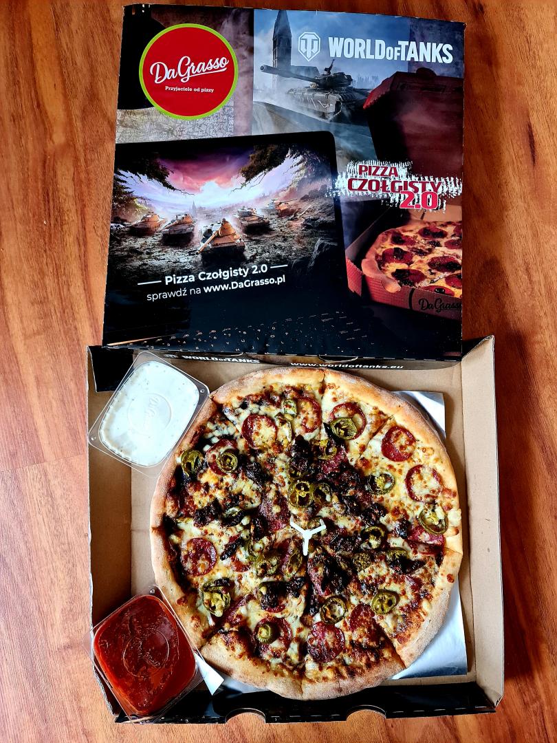 Pizza Czołgisty 2.0 - Da Grasso i World of Tanks wznawiają współpracę i rozdają kody