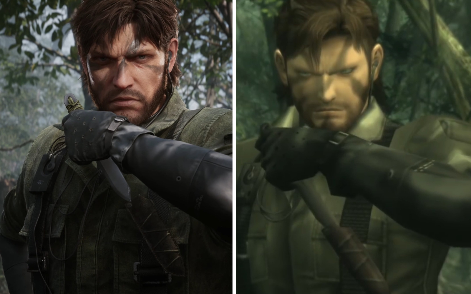 Metal Gear Solid 3 Remake porównanie