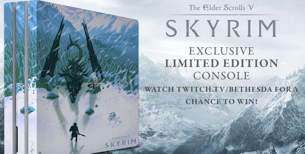 Oglądaj rozgrywkę ze Skyrim, aby wygrać limitowane PlayStation 4 Pro