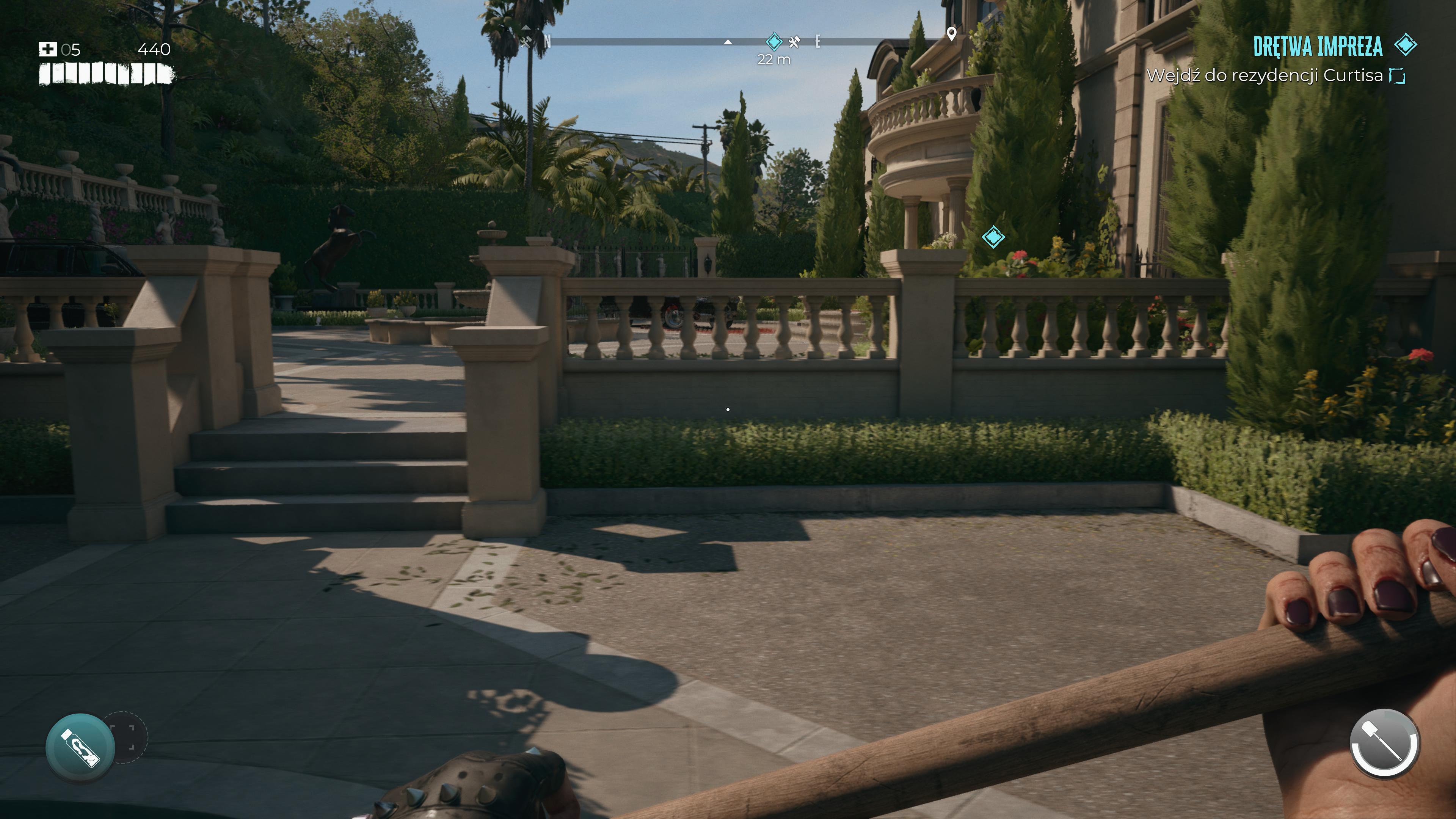 Dead Island 2 - Drętwa impreza: Curtis, posiadłość, prąd i zasilanie, obrona domu