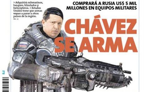 Hugo Chavez bohaterem Gears of War?