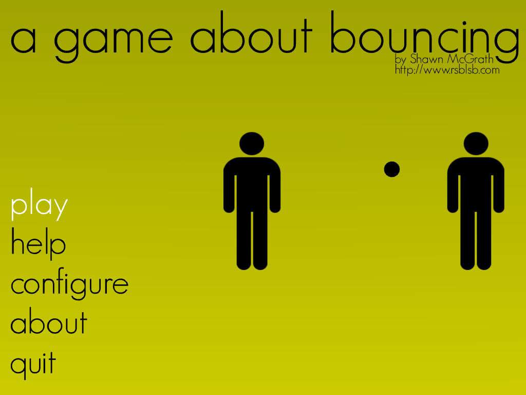 A Game About Bouncing