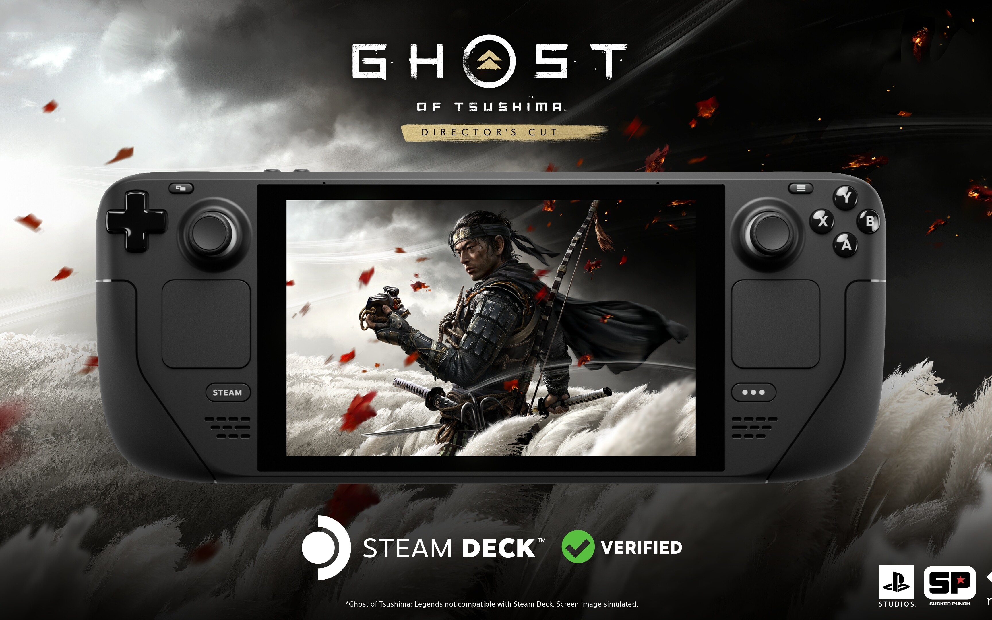 Ghost of Tsushima Director's Cut ulepszony na PC. Gra otrzymała weryfikację na Steam Decka