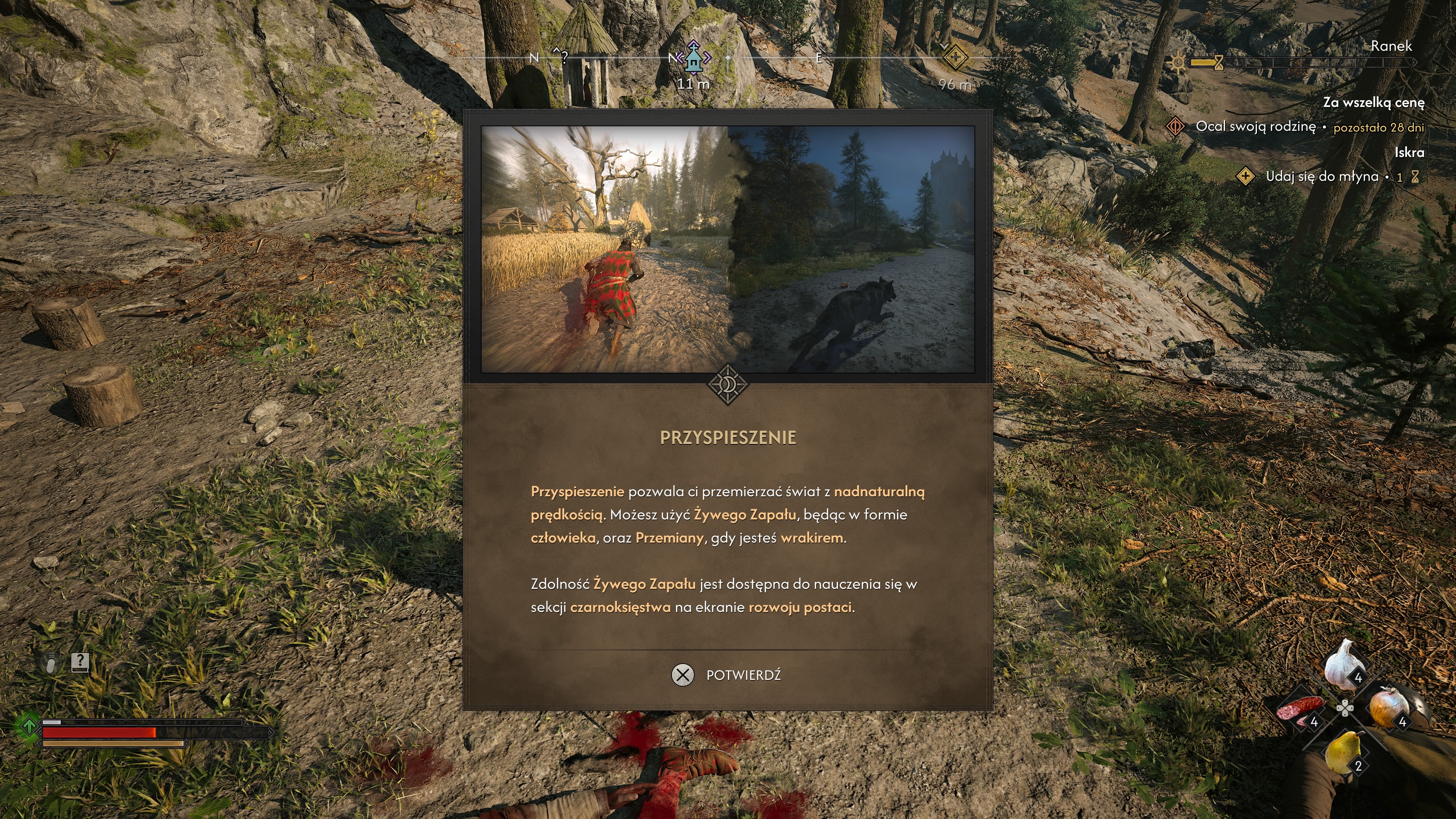 The Blood of Dawnwalker - Wierzchowiec, koń, szybszy sprint: czy jest?