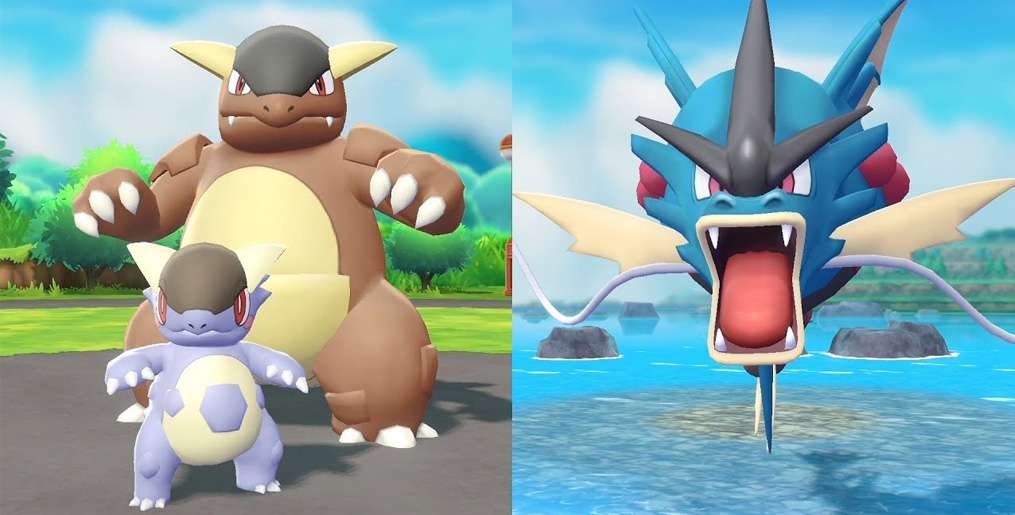 Pokémon: Let’s Go, Pikachu! i Pokémon: Let’s Go, Eevee!. Zwiastun pokazuje Mega Gyaradosa i Mega Kangaskhana