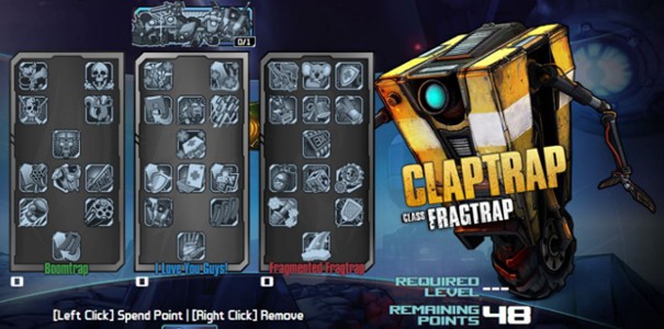 Przejrzyj umiejętności i zaplanuj postać już teraz w Borderlands: The Pre-Sequel