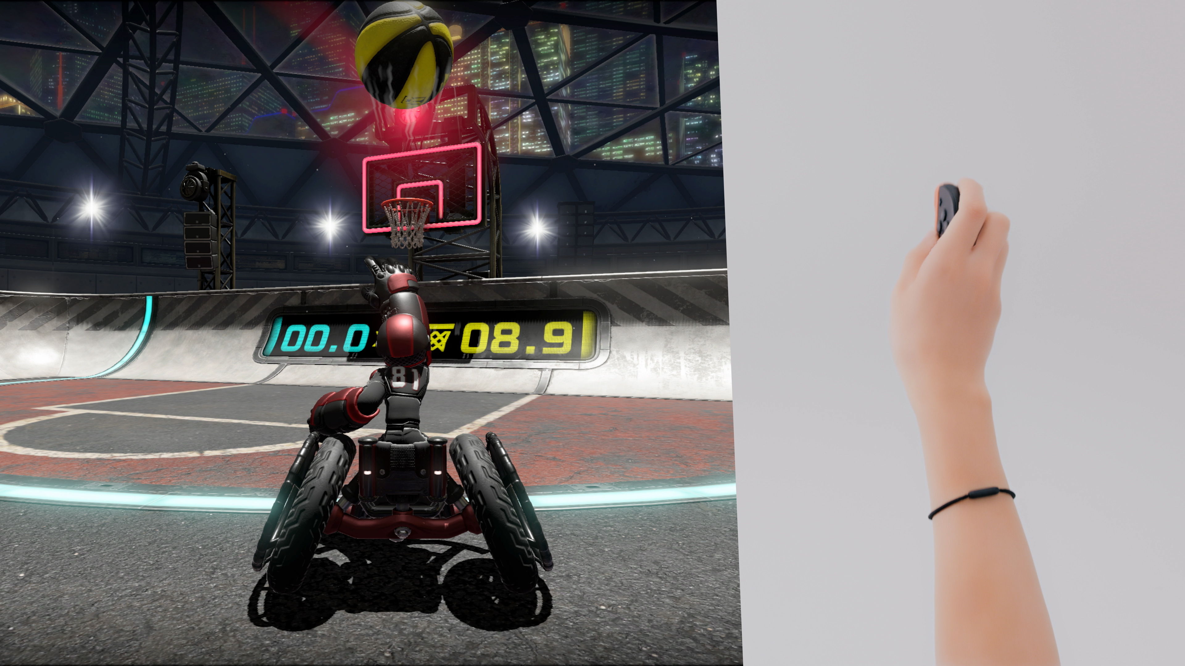 Drag x Drive - playtest - rzucanie do kosza