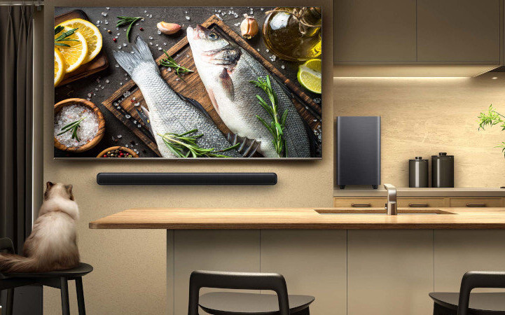 Tani soundbar TCL S55HE z 220W, Dual Bass System (bezprzewodowy) poniżej 500 zł