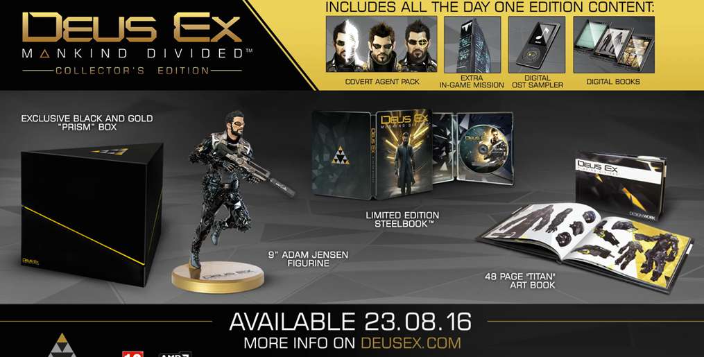 Edycja kolekcjonerska Deus Ex: Rozłam Ludzkości za 20 funtów
