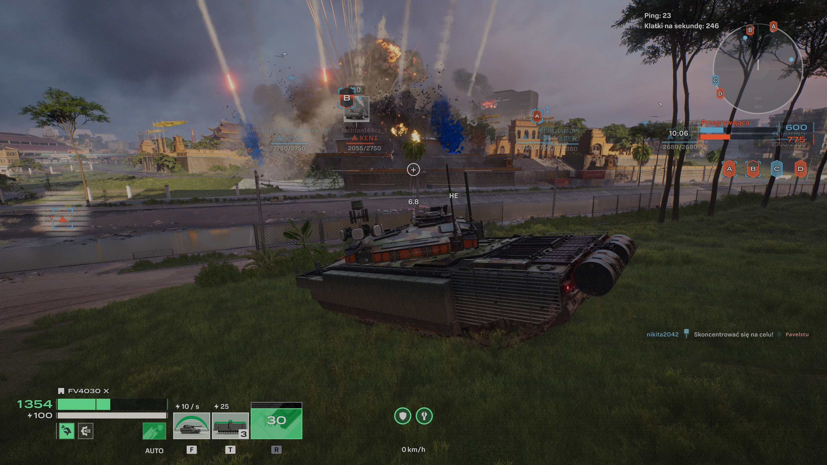 World of Tanks: Heat wybuchy