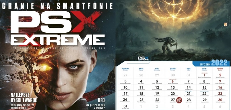 Kalendarz Gracza na rok 2022 w nowym PSX Extreme. Ekipa pamiętała o najważniejszych wydarzeniach