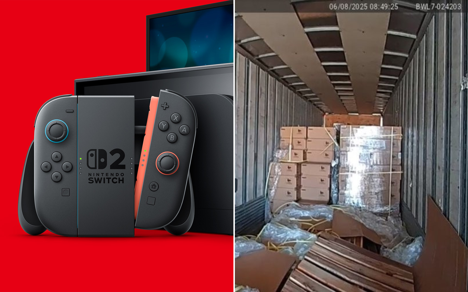 Nintendo Switch 2 kradzież
