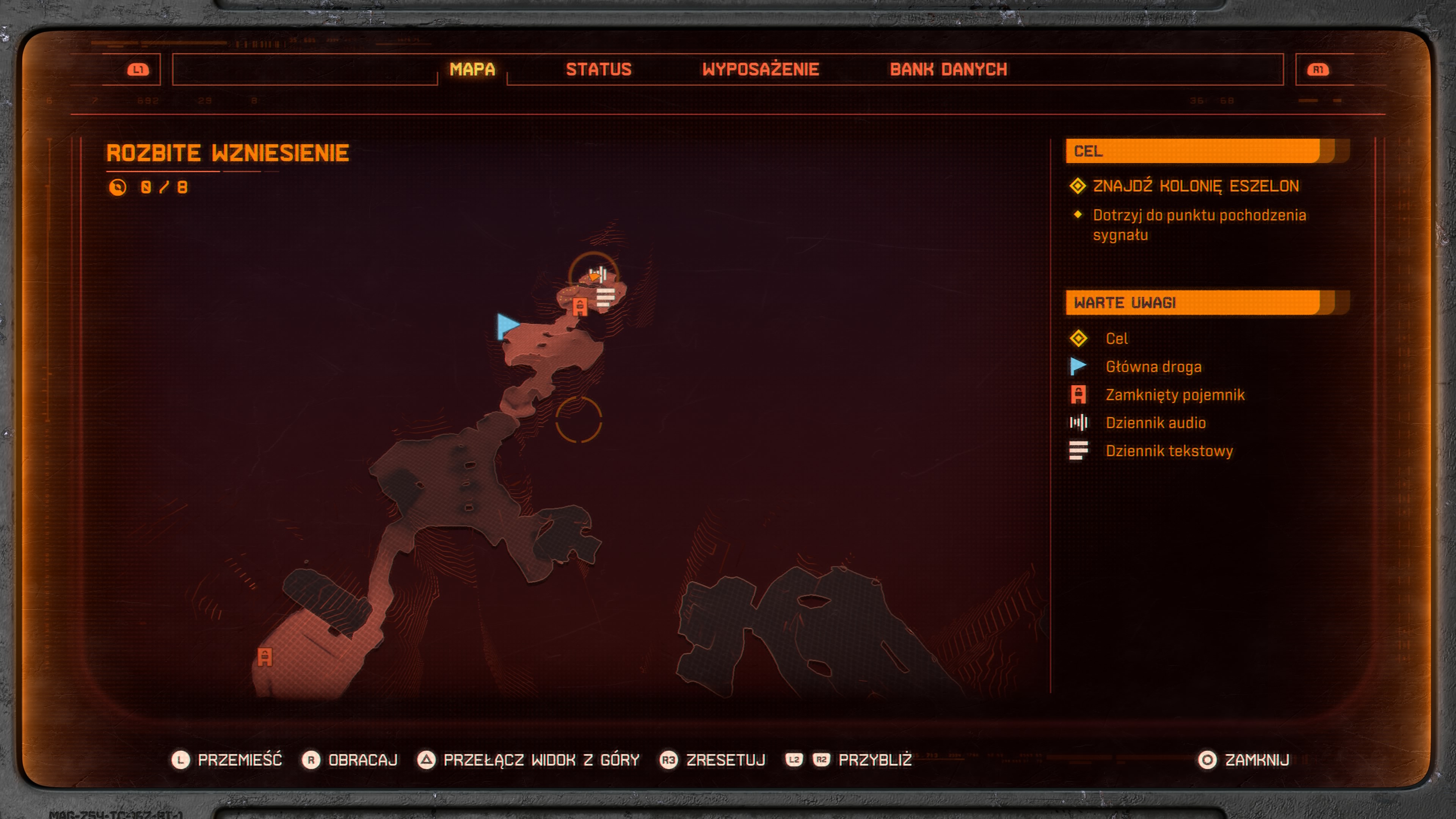 Saros - Rozbite wzniesienie: wszystkie przedmioty do znalezienia, znajdźki, dzienniki