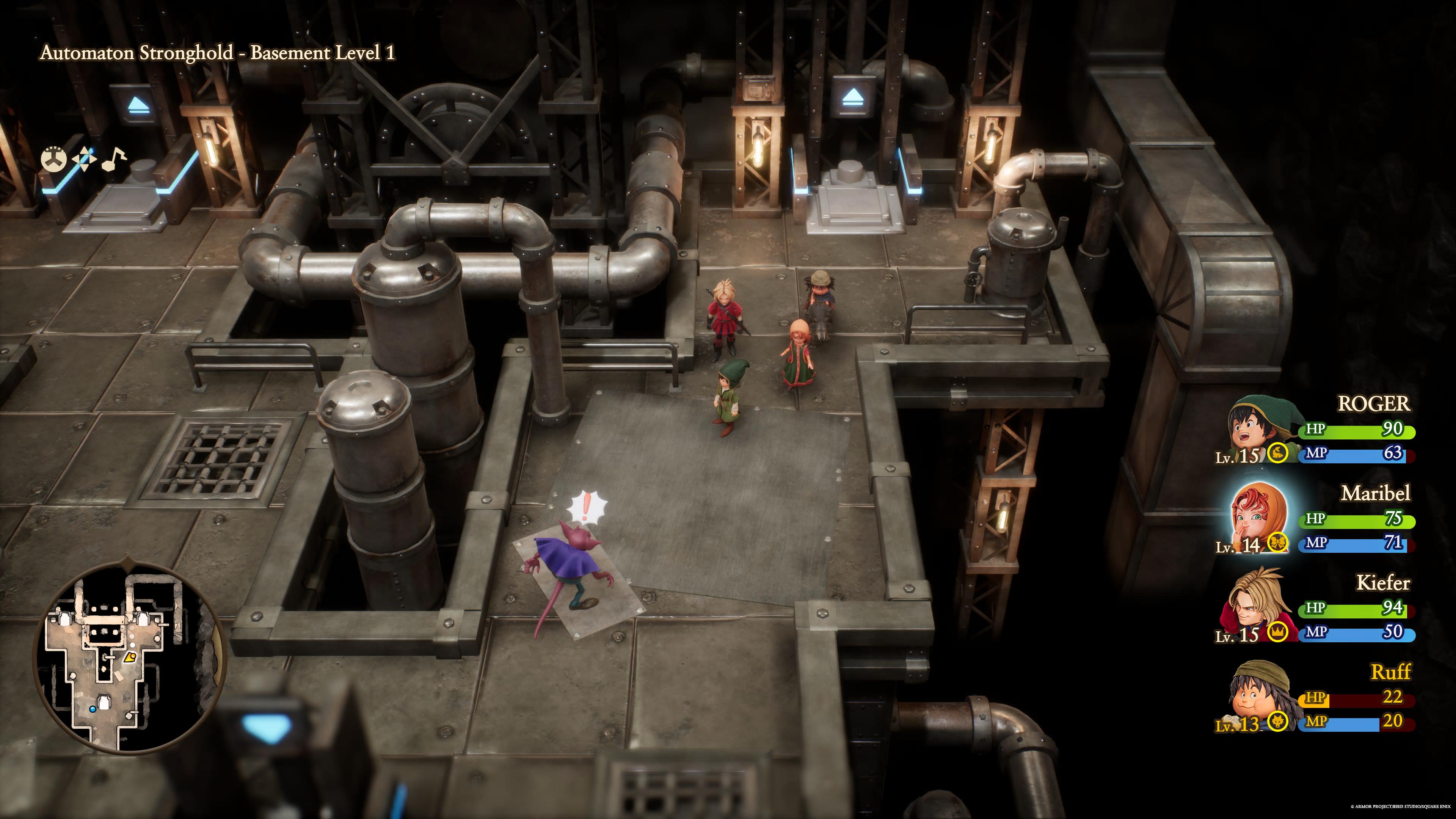 Dragon Quest VII dungeony 