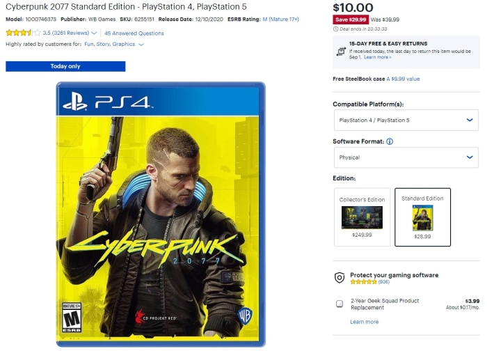 Cyberpunk 2077 za zaledwie 38 zł. Wielka promocja w USA