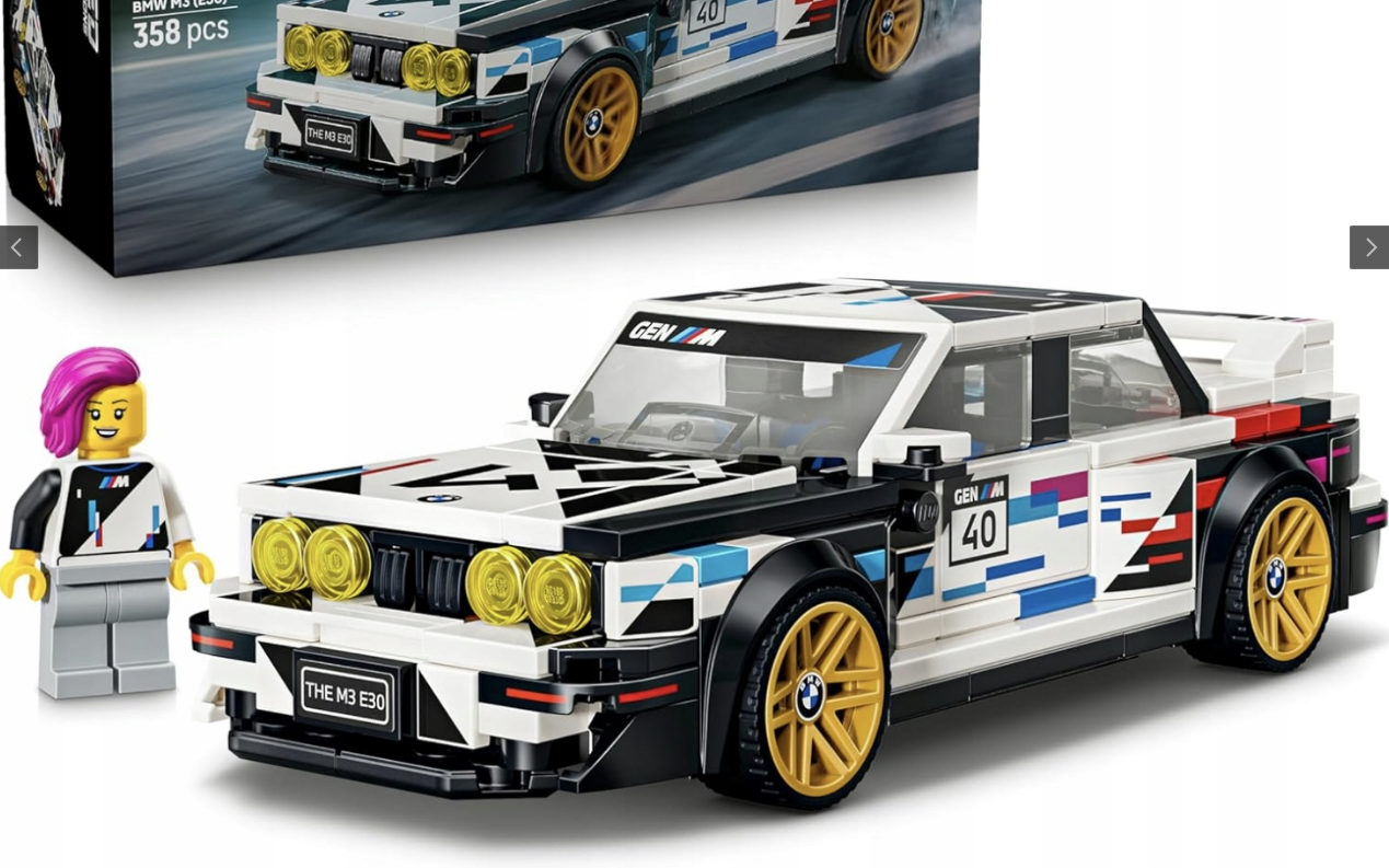 Nowy zestaw LEGO dla fanów BMW - pojazd M3 E30 za 83 zł zamiast ponad 110 zł