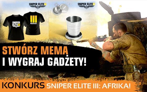 Konkurs: Zrób mema zapowiadającego premierę Sniper Elite III: Afrika! Do wygrania gadżety