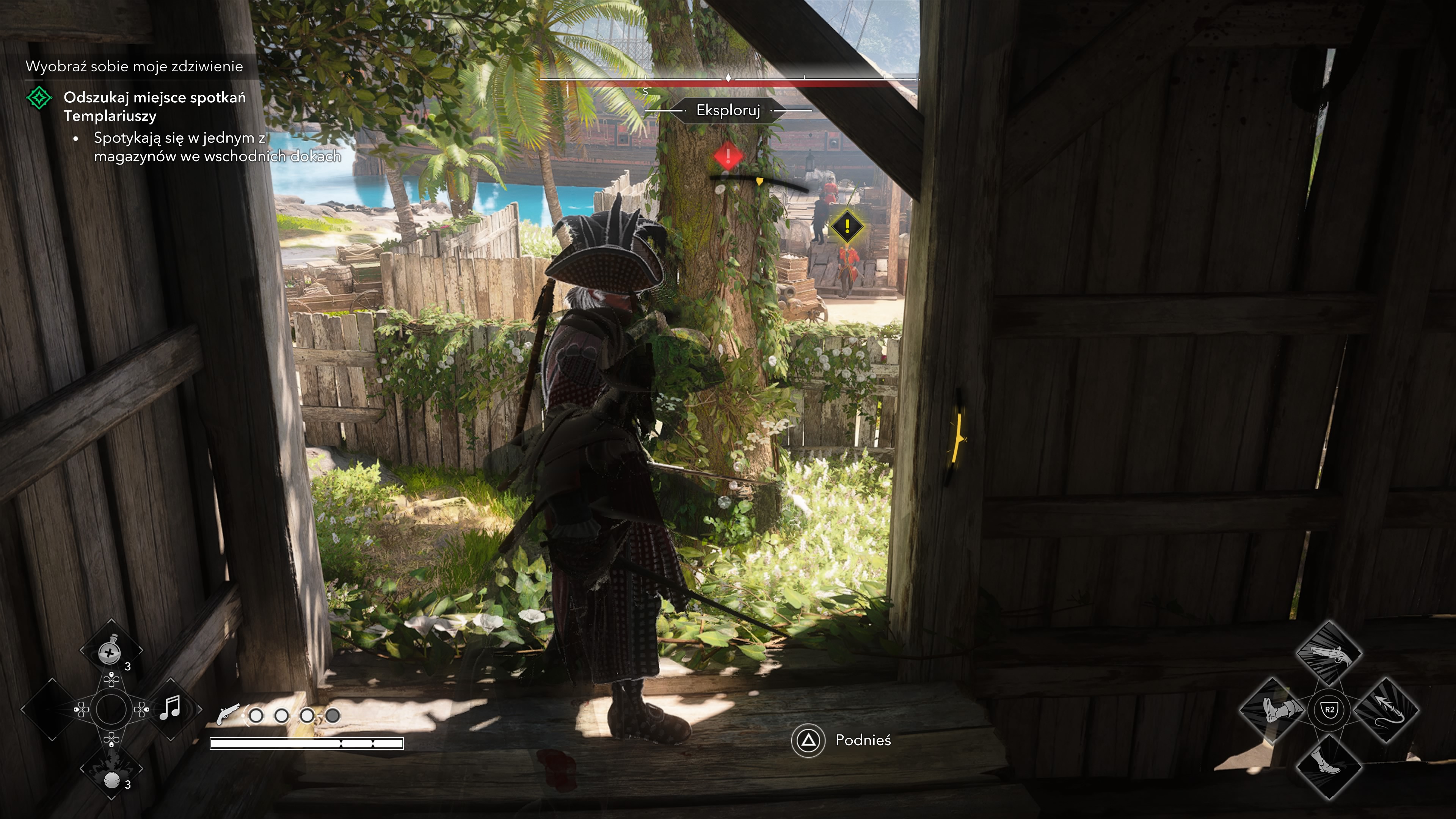 Assassin's Creed Black Flag Resynced - Wyobraź sobie moje zdziwienie: Księżniczka, Hornigold i Rogers, doki