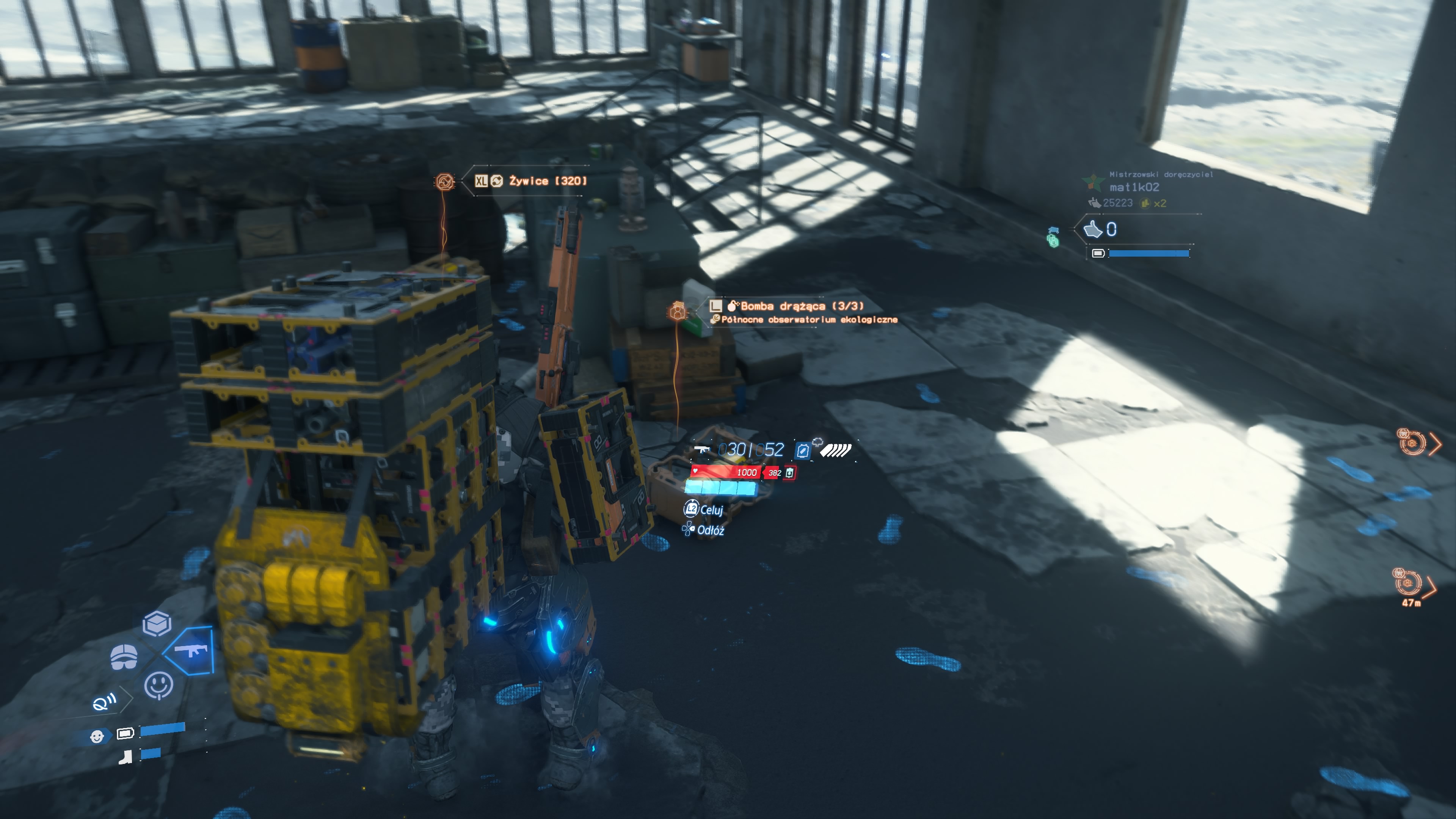 Death Stranding 2 - Zlecenie 18: skradzione przez rabusiów zestawy broni i bomby drążące, ciche eliminacje