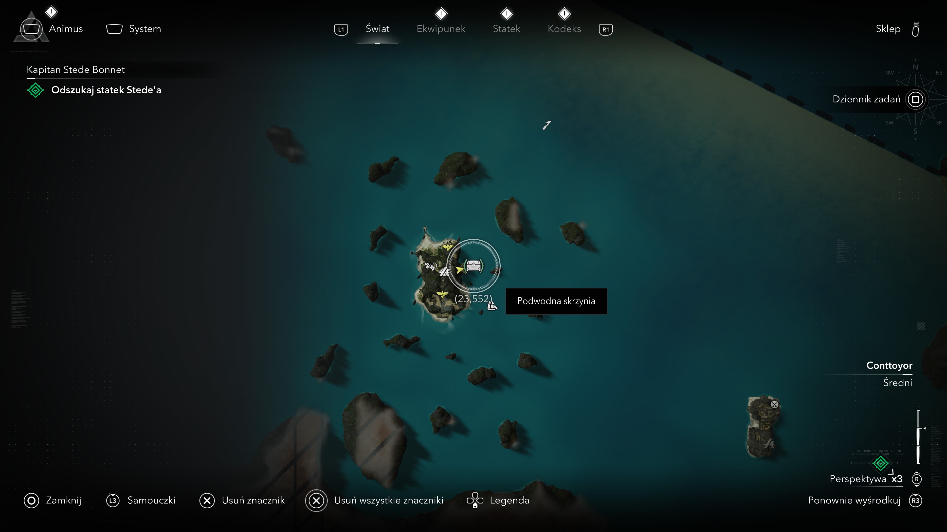 Assassin's Creed Black Flag Resynced - Sekrety na Wyspa Ofiarna
