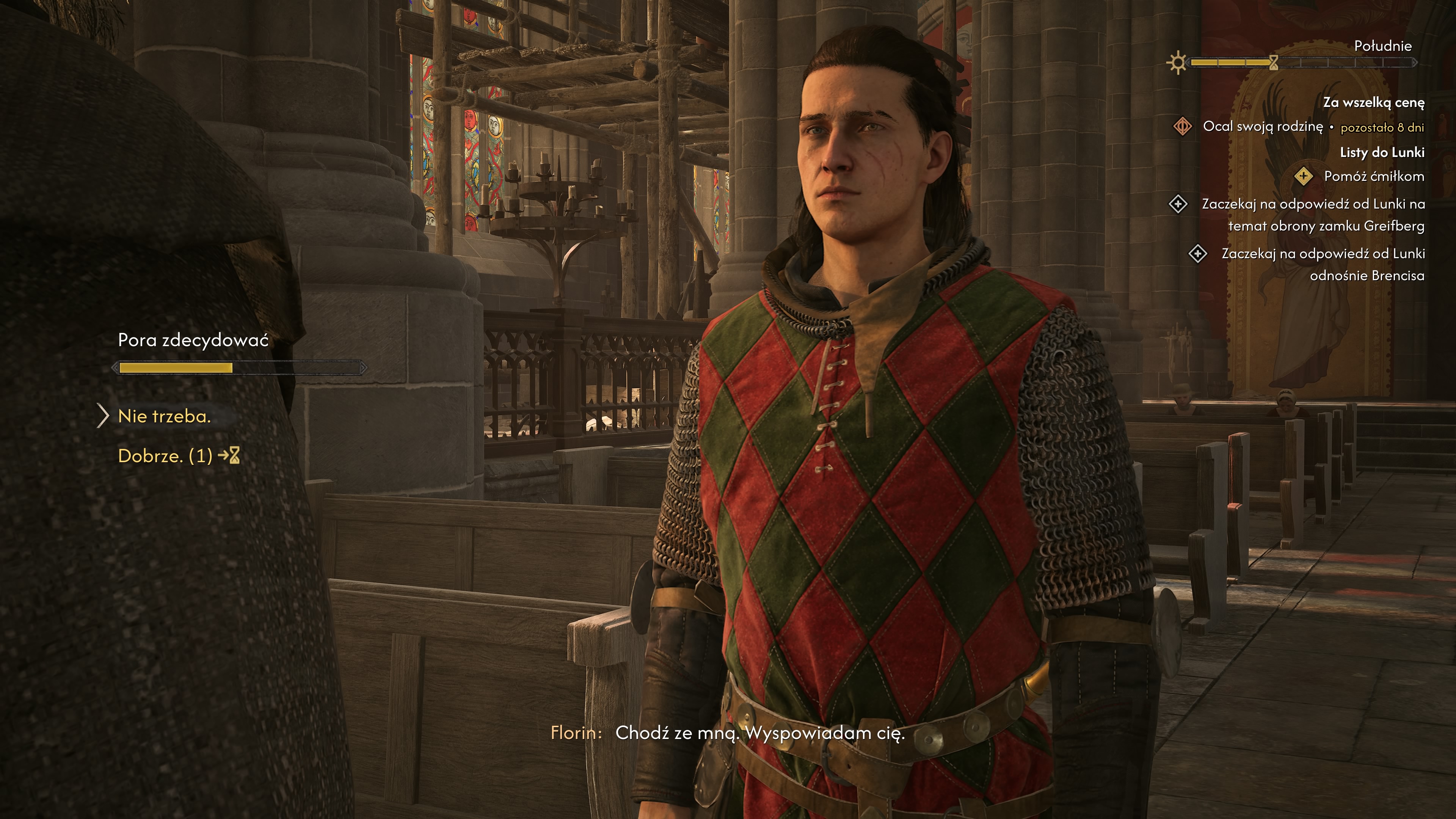 The Blood of Dawnwalker - W imię Ojca: klucz do skarbca, Florin, ikona zadania w katedrze, żebraki, Chrześcijanie