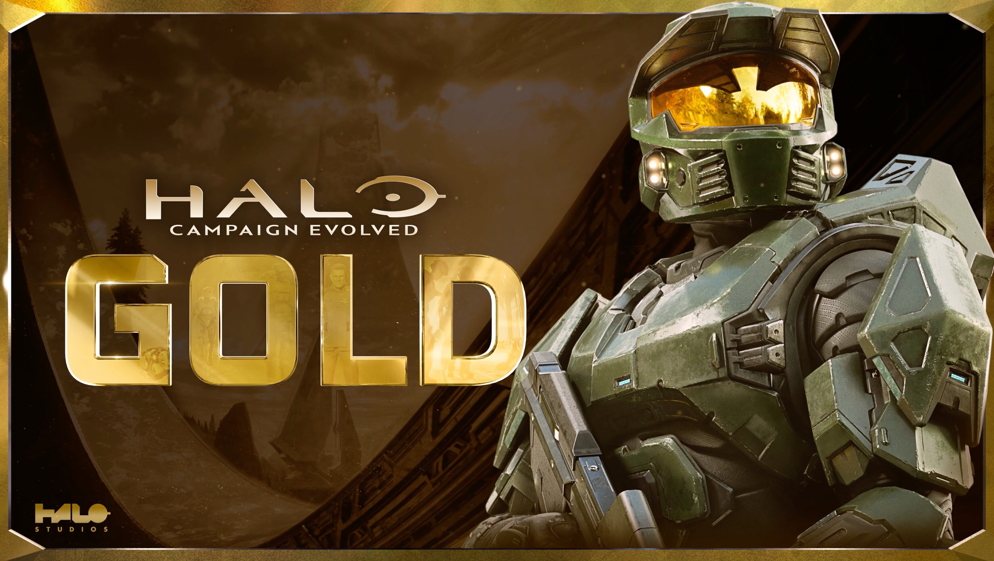 Złoty i skromny. Master Chief w złocie - odliczajcie do premiery Halo: Campaign Evolved