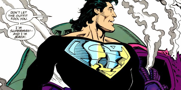 Czarny strój Supermana w Justice League