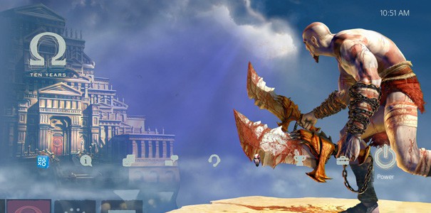 PS4 dostało motyw z Kratosem na 10-lecie serii