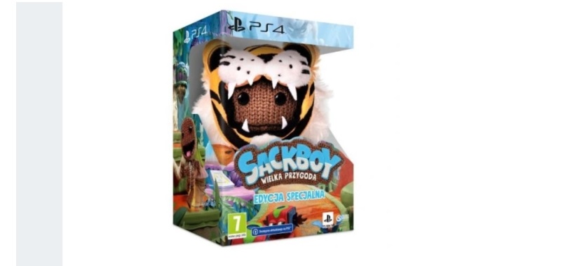 Sackboy: Wielka Przygoda Edycja Specjalna na PS4 i PS5 w promocji. Gra z maskotką