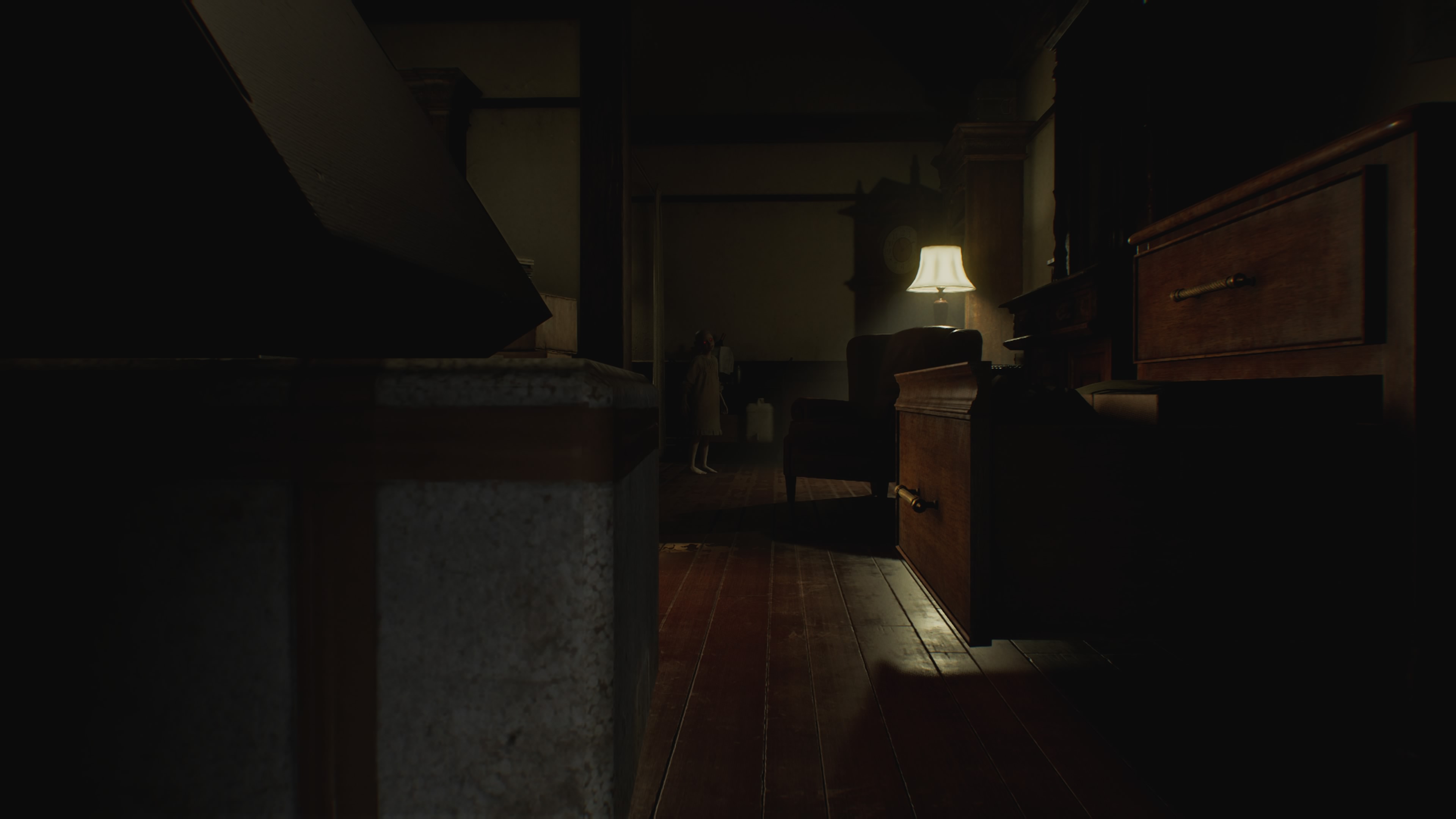 Resident Evil Requiem - Mała Grace: dzieci, sierociniec, Zeno, klapa, piwnica