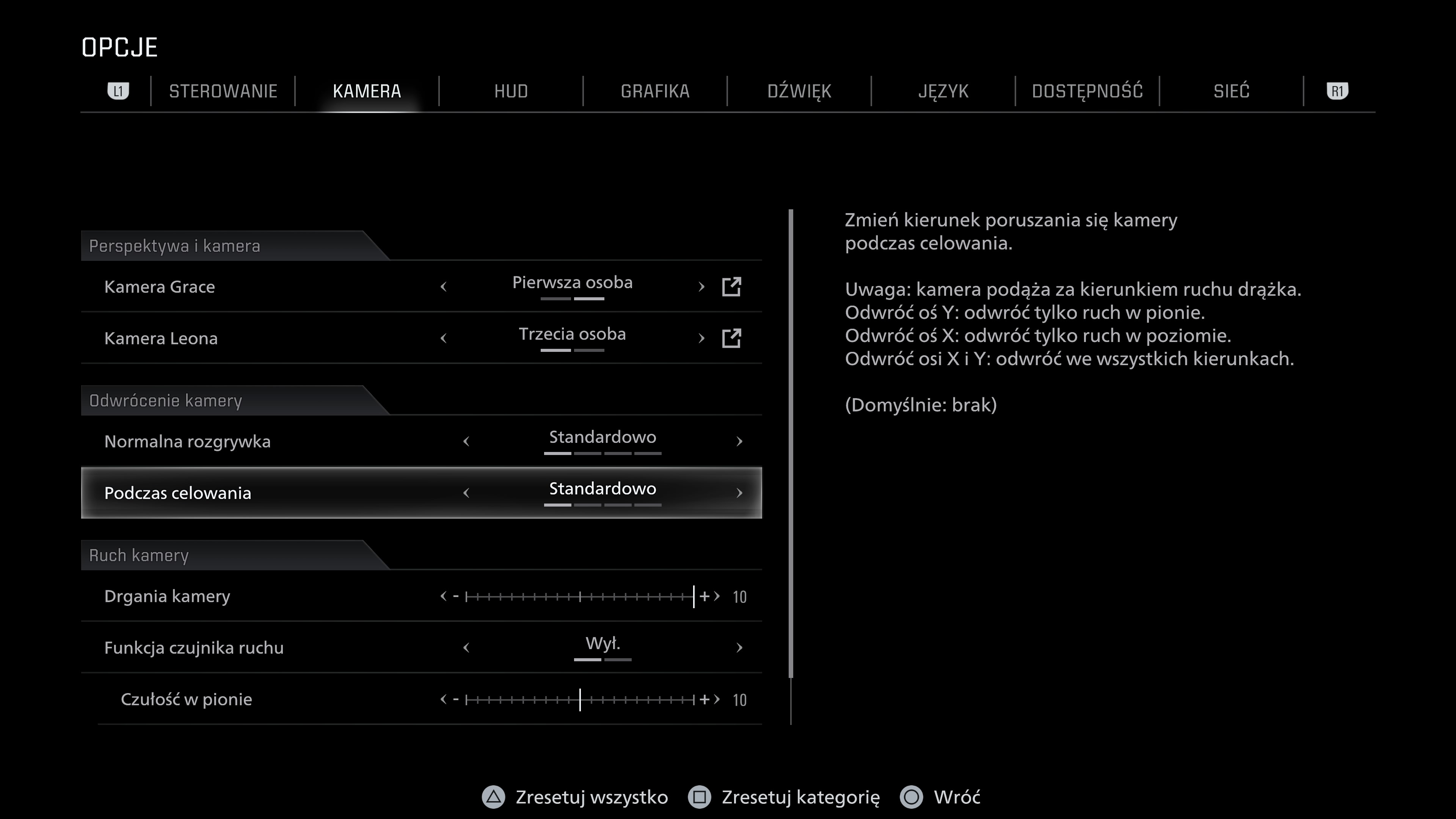 Resident Evil Requiem - Perspektywa FPP i TPP (pierwszosobowa i trzecioosobowa), jak zmienić?