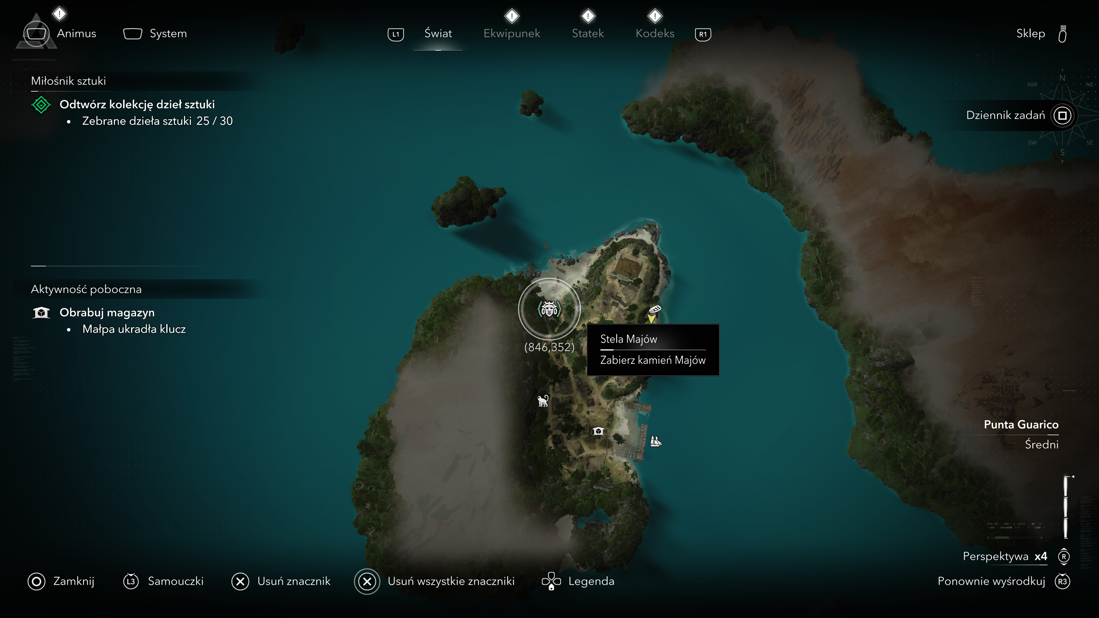 Assassin's Creed Black Flag Resynced - Stele Majów na Tortuga