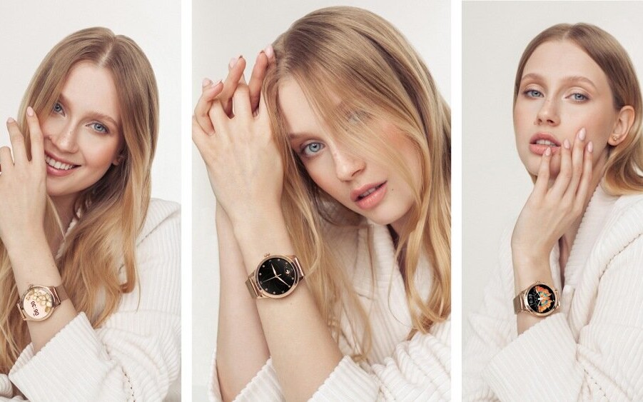 Piękny smartwatch dla kobiety - MAXCOM w złotym kolorze za 139 zł zamiast 299 zł