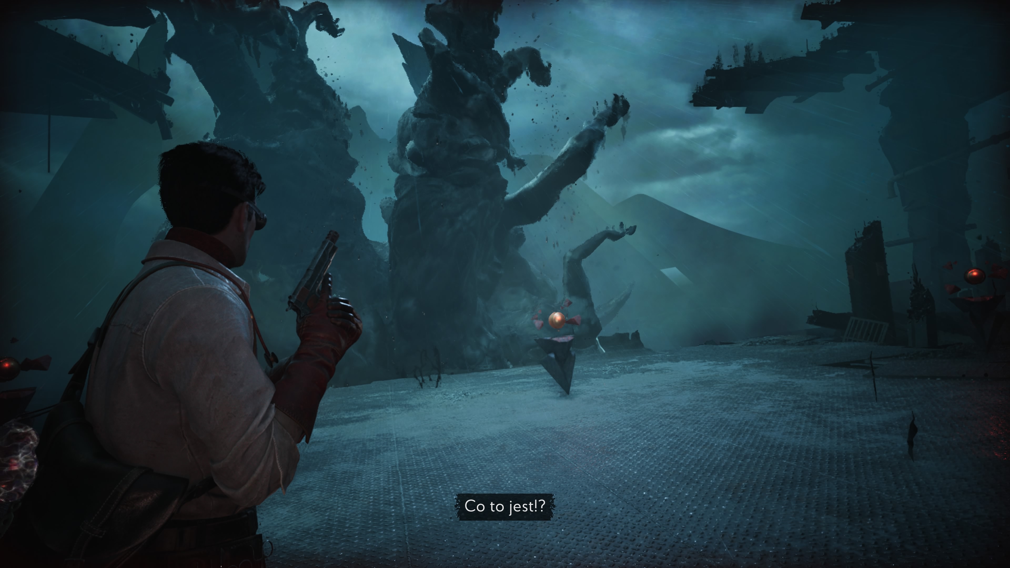 The Sinking City 2 - Targ rybny: bariera, Mama Fishface, Antykithira, trzy butelki, wspomnienie, posąg, statek