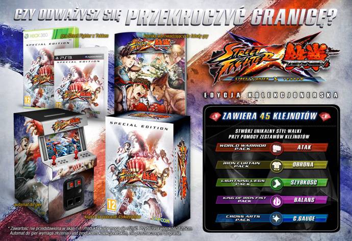 Automat w limitce Street Fighter X Tekken